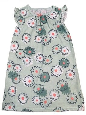 Carter's Mint Green Floral Toddler Girl Nightgown